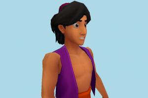 Aladdin Animated animated, Aladdin, aladden, disney, cartoon-character, KH, Kingdom-Hearts, character, cartoon, toony, boy, man, male, people